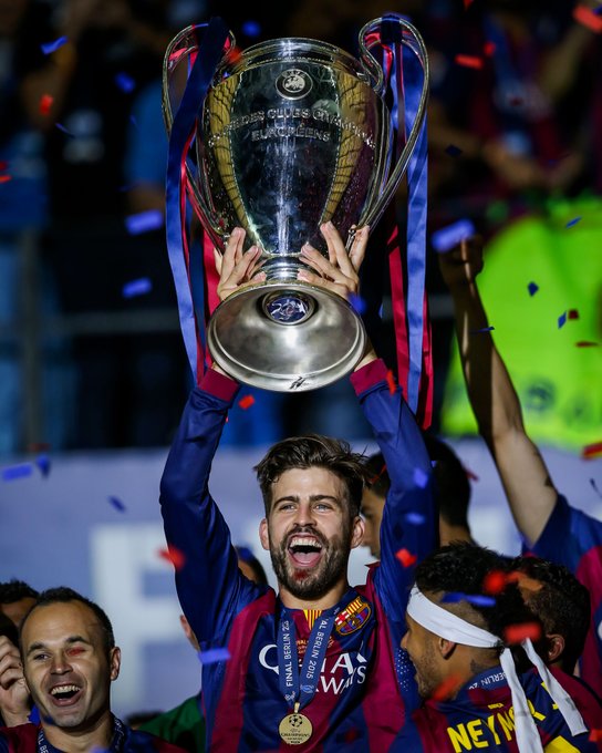 Piqué fue uno de los referentes del Barcelona más ganador de todos los tiempos
