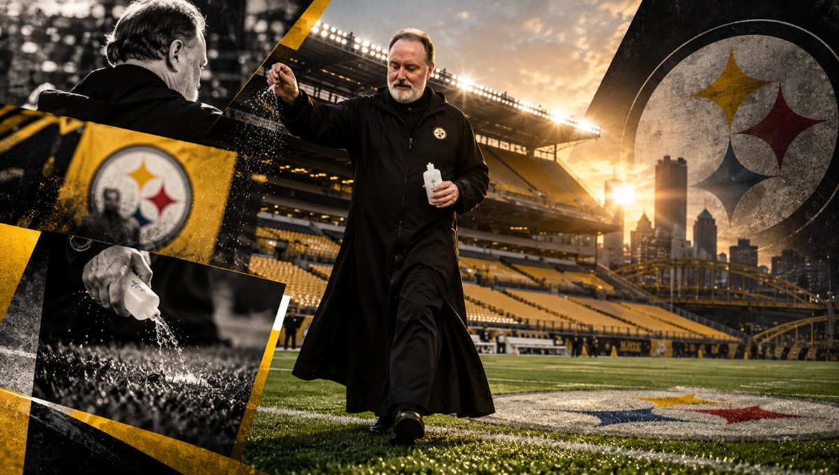 Por qué se hizo la bendición del campo de los Steelers Por qué se hizo la bendición del campo de los Steelers