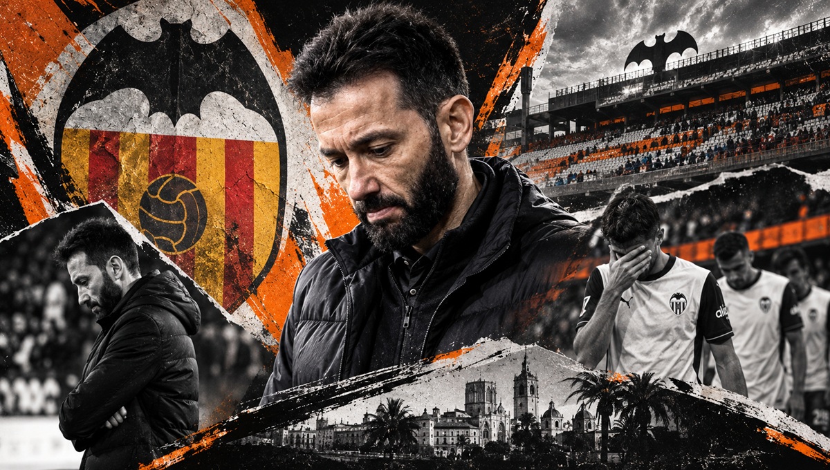 Valencia en crisis despide al técnico Carlos Corberán Valencia en crisis despide al técnico
