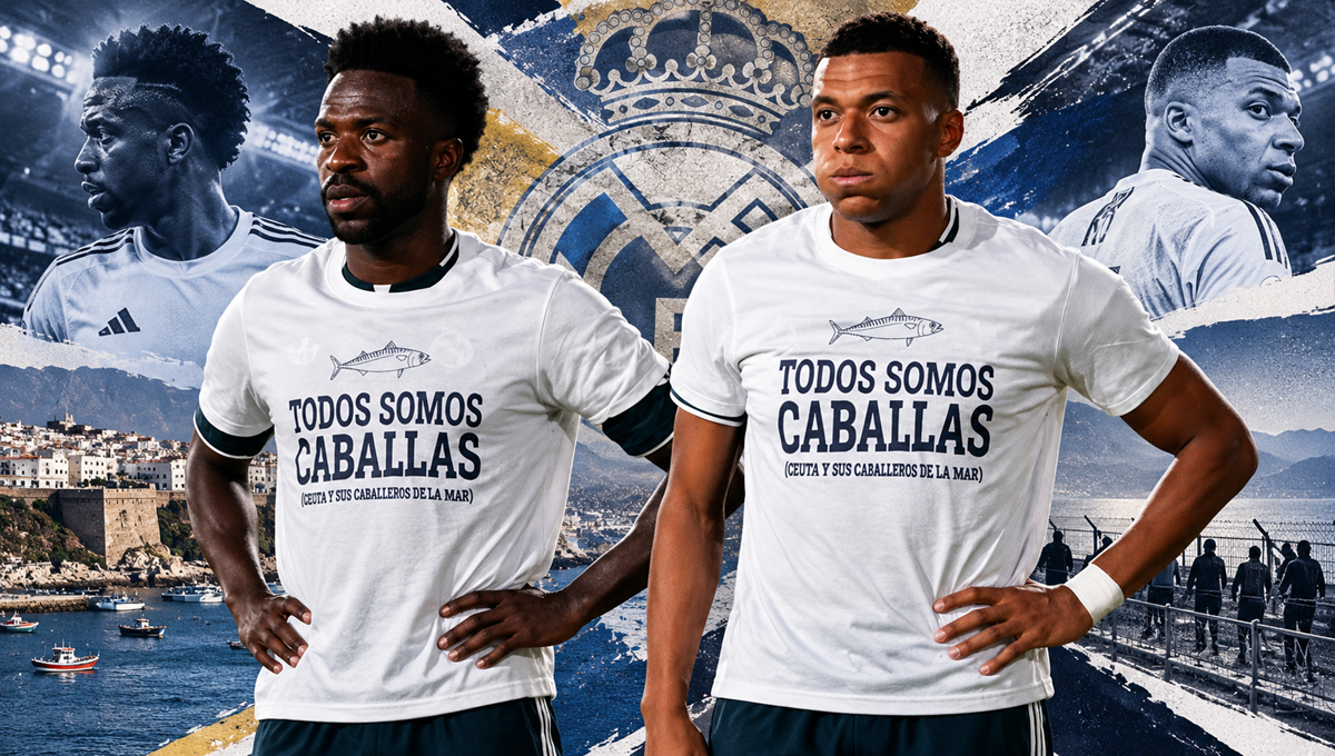 Vinícius, Kylian Mbappé y Ceuta Vinícius, Kylian Mbappé y Ceuta
