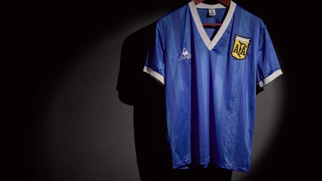 Diego Maradona usó un jersey hecho en Tepito para el partido ante Inglaterra de México '86