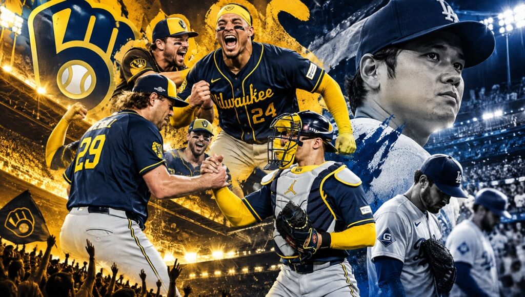 Brewers a punto de barrer a Dodgers