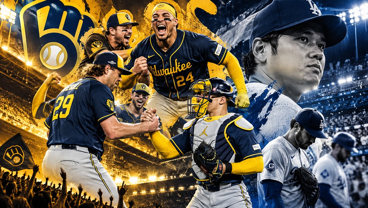 Brewers a punto de barrer a Dodgers Brewers a punto de barrer a Dodgers