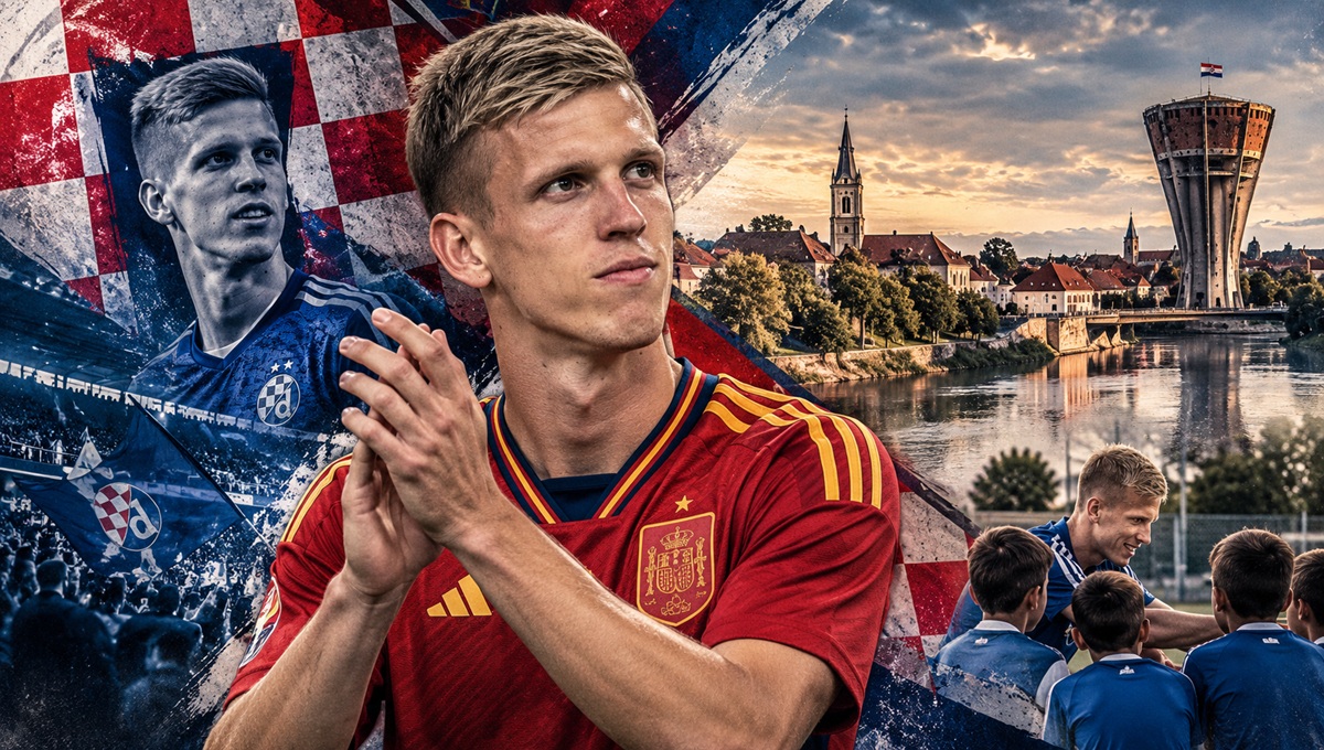 Dani Olmo y Vukovar Dani Olmo y Vukovar, una estrecha relación sentimental