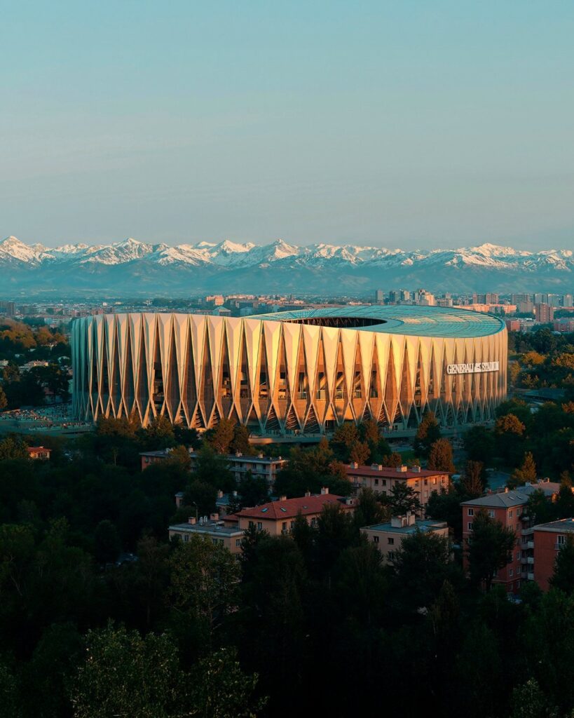 De acuerdo con el AC Milan, el nuevo Generali Stadium está inspirado en el patrimonio arquitectónico de Milán y diseñado para el futuro.