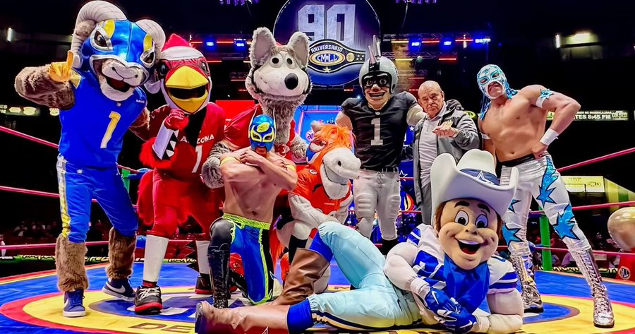 El evento se realizará el 18 de noviembre en la Arena México, con la presencia de algunas mascotas de los equipos de la NFL