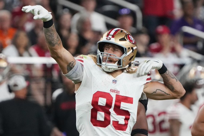 George Kittle es una de las principales armas a la ofensiva de los 49ers
