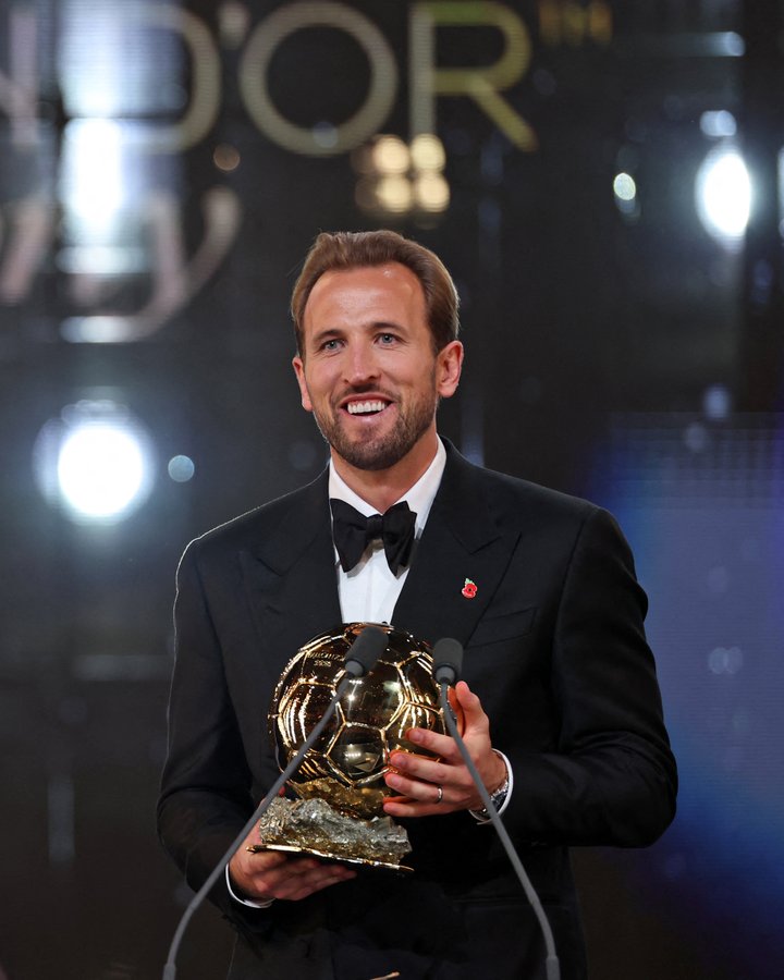 Harry Kane ganó el primer Balón de Oro de su carrera tras un gran Mundial con Inglaterra