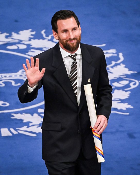 Leo Messi recibió este viernes el Premio Princesa de Asturias 2026 de Deportes en Oviedo