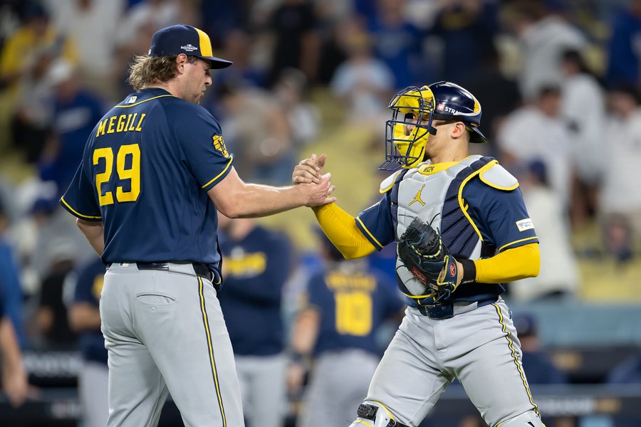 Los Brewers están a un triunfo de eliminar a los bicampeones Dodgers en la Serie de Campeonato de la Liga Nacional