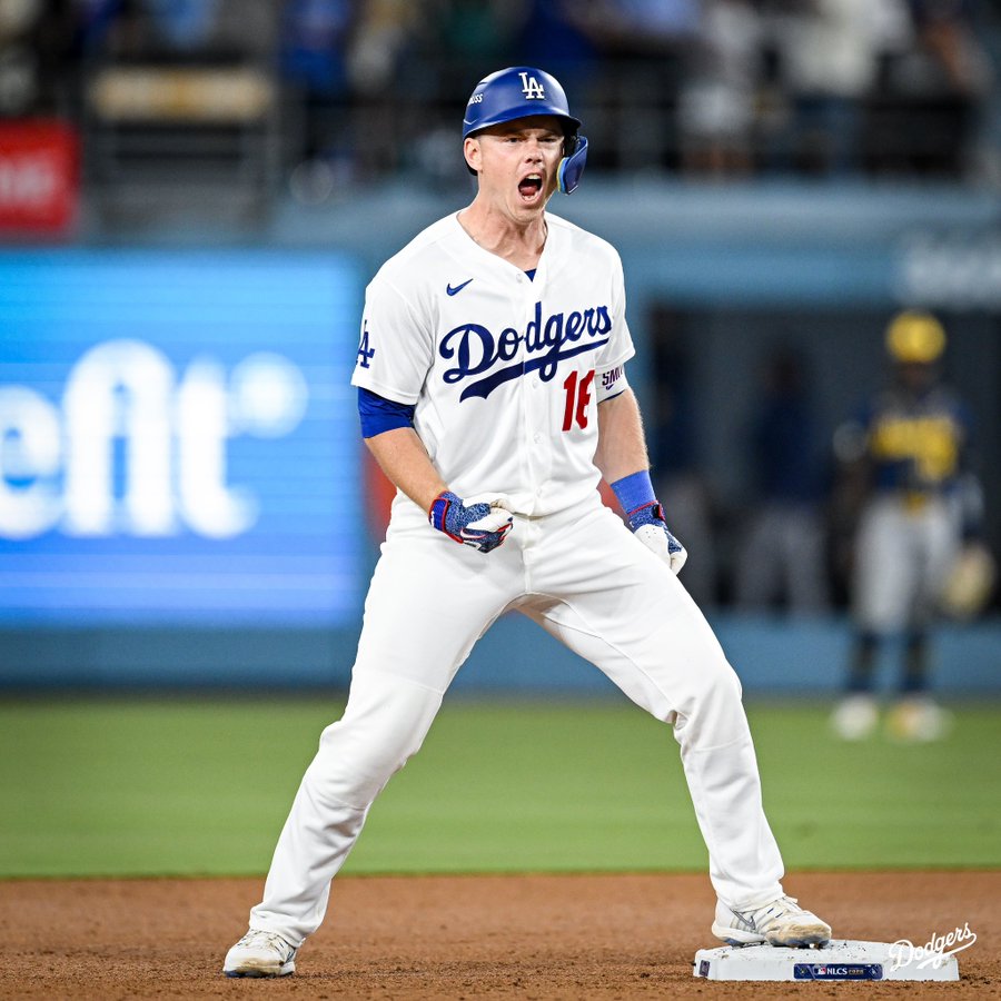 Los Dodgers fueron sorpresivamente barridos por Milwaukee en la Serie de Campeonato de la Liga Nacional