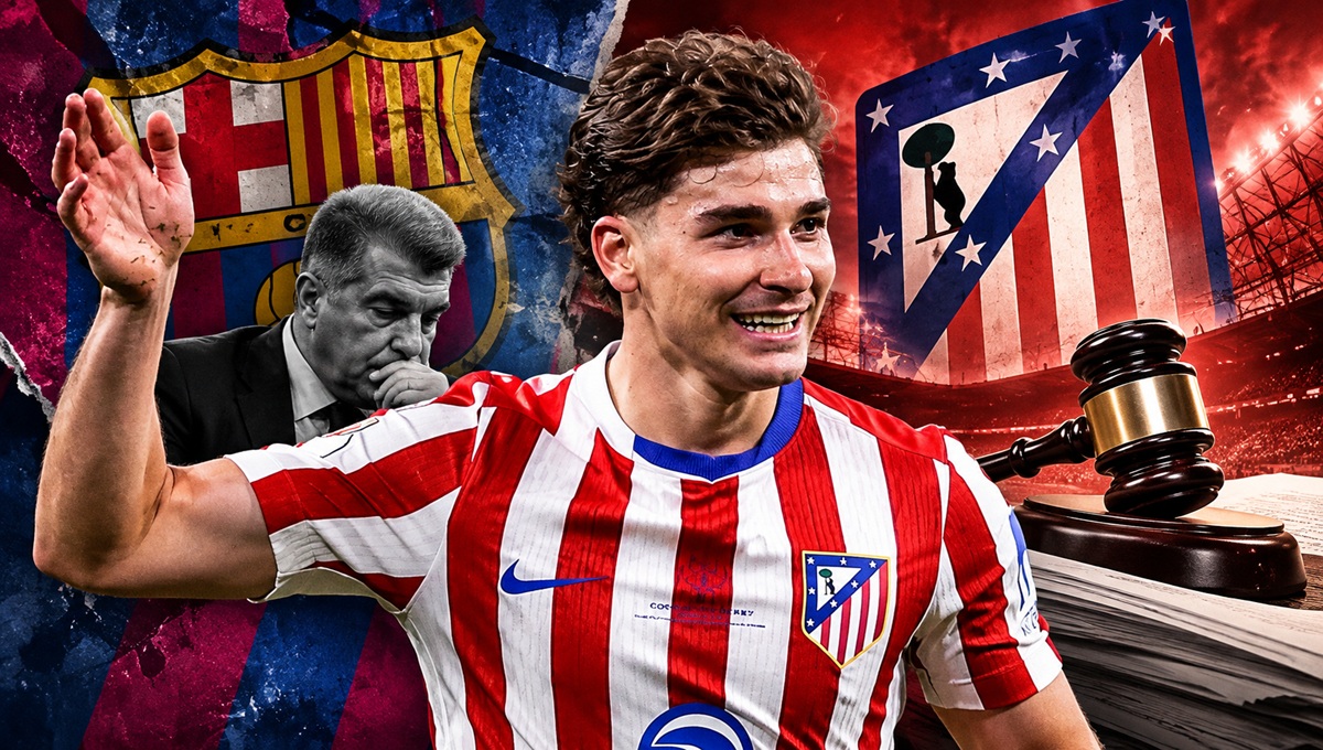 Multa al Barcelona por Julián Álvarez Multa al Barcelona por Julián Álvarez